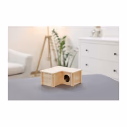 Toit amovible - Abri servant de lieu de jeu et de retraite - Montage simple par systeme d'emboîtage - Pour hamsters, souris, ...