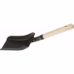 Pelle _troite KerBL pour la poign_e en bois noir, noir verni. Accessoire pour les granges et les fournitures agricoles. Mesur ...