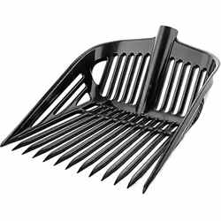 Fourche pour écuries en plastique Fourche pour écuries en plastique ABS résistant aux chocs, grande flexibilité à haute et ba ...