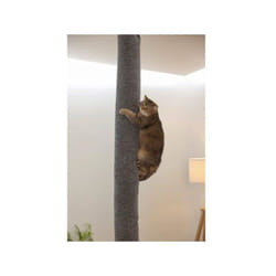 Sac a grimper pour chats Kerbl carpet - 16 x 16 x 240 cm - Fixation plafond - Polyester