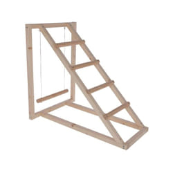 Kerbl - Tour d'escalade pour poules 85 x 55 x 76 cm - Avec balançoire - Echelle robuste