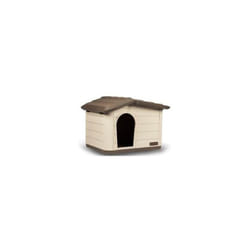 Maison extérieure pour chats - 60 x 51 x 41 cm -Mocca et marron- Plastique - Kerbl