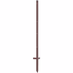 Piquet cloture d'angle acier double bêche Kerbl (x10)