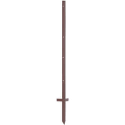 Piquet cloture d'angle acier double bêche Kerbl (x10)