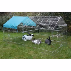 Kerbl Enclos extérieur pour petits animaux avec barrière de séparation