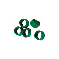 Kerbl - bague d'identification volailles 16mm vert - lot de 20 pièces