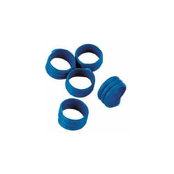 Kerbl - bague d'identification volailles 16mm bleu - lot de 20 pièces