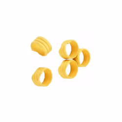 Bagues d'identification ø16mm pour poules, dindes, faisans ? triple torsade extra solide colori = JAUNE Lot de 20 pièces