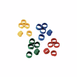 Bague en forme de spirale pour l'identification des poulets, des dindons et des faisans. Disponible en couleurs vari_es et av ...