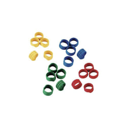 Kerbl - Bague en spirale pour poulets, paons, couleurs varies, 20 mm, conteneur 100 uds