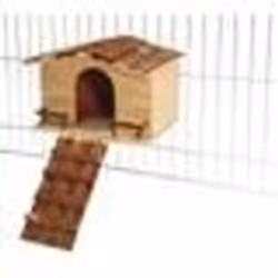 Kerbl Râtelier à foin pour animaux Nature 45x32x33 cm Bois