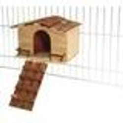 Kerbl Râtelier à foin pour animaux Nature 45x32x33 cm Bois