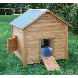 Kerbl 82807 cage et niche pour petits animaux Volaille, Lapin Bleu