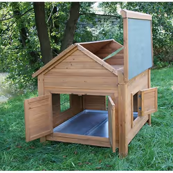Kerbl 82807 cage et niche pour petits animaux Volaille, Lapin Bleu - Vue supplémentaire 4