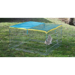Kerbl Enclos extérieur pour petits animaux avec barrière de fuite