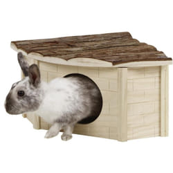 Kerbl - Maison d'angle pour rongeurs Nature 25x20x17 cm