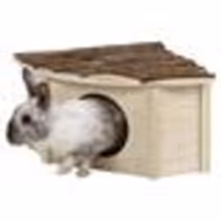 Cabane d'angle pour rongeurs Kerbl Nature