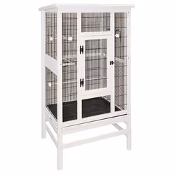 Kerbl 82910, Noir, Blanc, Bois, Plastique, 2 portes(s), 670 mm, 820 mm, 1510 mm