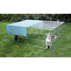 Enclos extérieur 144x112x60 cm Enclos pour lapins Enclos d'exercice pour lapins - Kerbl