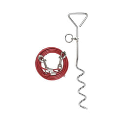 Les Tendances - kerbl Laisse dattache avec ancrage spirale pour chien