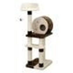 KERBL Arbre a gratter Planetx pour chat - 50x40x127cm - Marron et beige