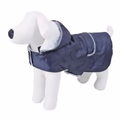 Manteau Teddy S pour chien de KERBL - Etanche et imperméable - Molletonné - Bandes réflectorisantes sur le dos - Capuche amov ...