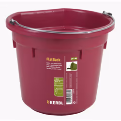Mangeoire plastique pour cheval Kerbl FlatBack