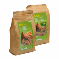 Friandises aromatisées pour chevaux Delizia Kerbl - 1 kg - Saveur alimentation animaux Carotte KERBL au Prix TTC de 9.6 euros ...