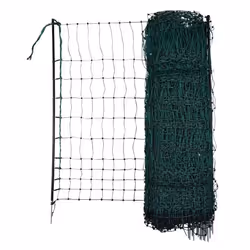 Kerbl 292279, Clôture composite, Portail, Poste, Clôture de ferme et pour bétail, Mesh, Vert, Plastique