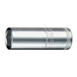 Jeu de clés à douille 40 l 1/4 po. 6 pans, long ouv. de clé 5 mm longueur 50 mm