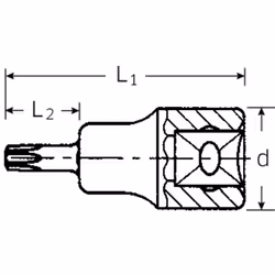 STAHLWILLE 49 TX T 15 embout de tournevis 1 pièce(s)