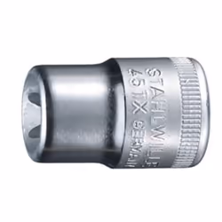 Clé à douille Stahlwille 02270006; 3/8''; E6; TORX Code EAN : 4018754003662 Marque : Stahlwille Poids du produit (kg) : 0.15