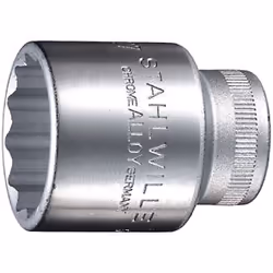STAHLWILLE 50 A 1, Régler, Adaptateur de douille, Acier, Chrome, 42 mm, 33,7 mm