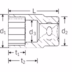 STAHLWILLE 50 A 1 1 pièce(s) Adaptateur de douille