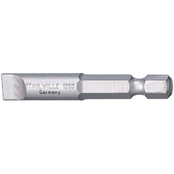 1242-1250 Embouts tournevis Stahlwille Nr. 1242, 0,6 x 3,5 mm, Hexagonal e 6,3 mm