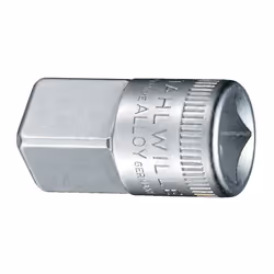 Carré d’entraînement 10 mm (3/8 pouce) · Acier haute performance HPQ® · Chromé Carré intérieur 10 mm (3/8 pouce) sur 4 pans m ...