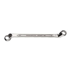 Clé polygonale double 20 8 x 10 mm 180 mm contre-coudée profondément