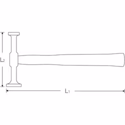 STAHLWILLE 70130003 marteau Marteau en plastique - Vue supplémentaire 2