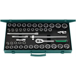 Jeu de clés à douille 50Ma/39/6 n 45 pièces 1/2 po. ouverture de clé 10-13 mm 3/8-1 1/4 po. nombre de dents 36 12 pans Stahlwille
