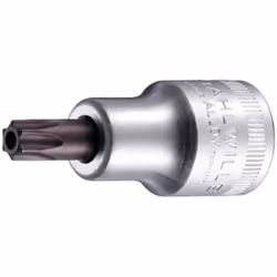 Douilles pour vis TORX®, à têtes percées,Chrome-Alloy-Steel, chromées(TORX® TAMPER RESISTANT). Caractéristiques techniques: P ...