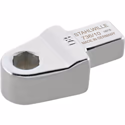 STAHLWILLE 736/10, Acier C-V (Chrome-Vanadium), Tige hexagonale, 127 / 16 mm (5 / 16"), 1 pièce(s), 8 mm, 47 g