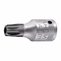Carré d’entraînement 6,3 mm (1/4 pouce) · Avec perçage dans la pointe d’entraînement · Pour vis à profilé TORX® femelle (auss ...
