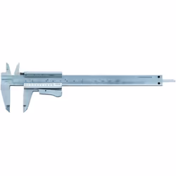 Informations techniques Poids : 185 g étalonné : d'usine (sans certificat) Pied à coulisse n° 12900N selon DIN 862 en acier i ...