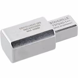 STAHLWILLE 7370/40-1, Adaptateur, Acier, Chrome, STAHLWILLE, 251 g, 66 mm