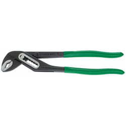 6551 Pinces multiprises 175 mm Maulöffnung max 26 mm Kopf laquée noir, machôire polie Griffe laquées noir, cadre poli, revêtement plastique