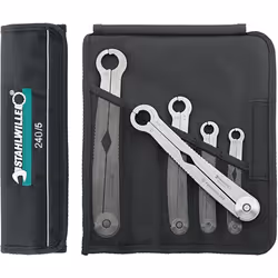 STAHLWILLE 240/6, 8,10,13,14,17,19 mm, Noir, Acier inoxydable, 1,23 kg