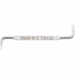 Tournevis plat coudé H.1 x 5.5mm L. 125mm - Pour vis à fente - Acier Alloy Chrome, nickelé - Made en Allemagne - DIN 5200 Ce  ...