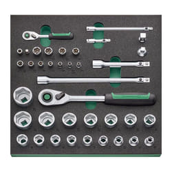 Module d'outils 2/3 Douilles 1/4+1/2 TCS1 821/38 Stahlwille