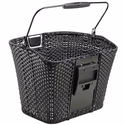 KLICKfix Structura Devant Panier de vélo 16 L Plastique Noir