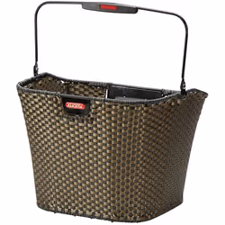 KLICKfix Structura, Devant, Panier de vélo, Plastique, Marron, 16 L, 5 kg